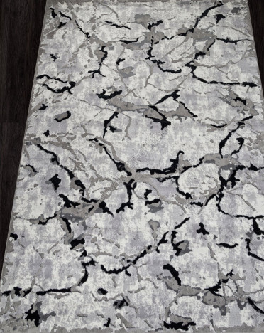 Ковер российский F289 PALERMO (PP Heatset Высокоплотный, серый)