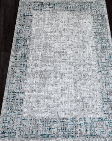 Ковер российский F292 PALERMO (PP Heatset Высокоплотный, синий, серый)