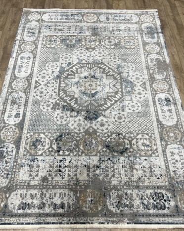 Ковер турецкий 2078A DALIA (Акрил, серый)