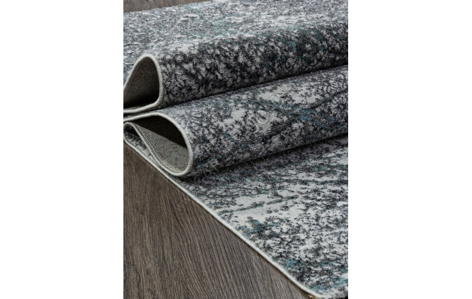 Ковер 02474H - BLUE / GREY - Прямоугольник - коллекция SAFARI